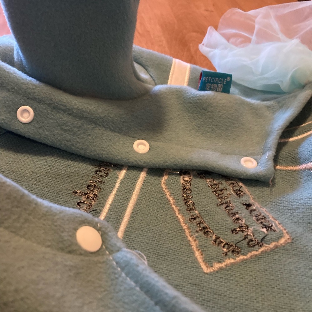 Sniffany & Co. tutu dress done in turquoise. - Picture 6 of 8